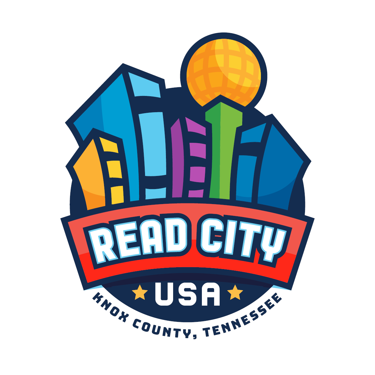 read city usa - knox county tennessee logo