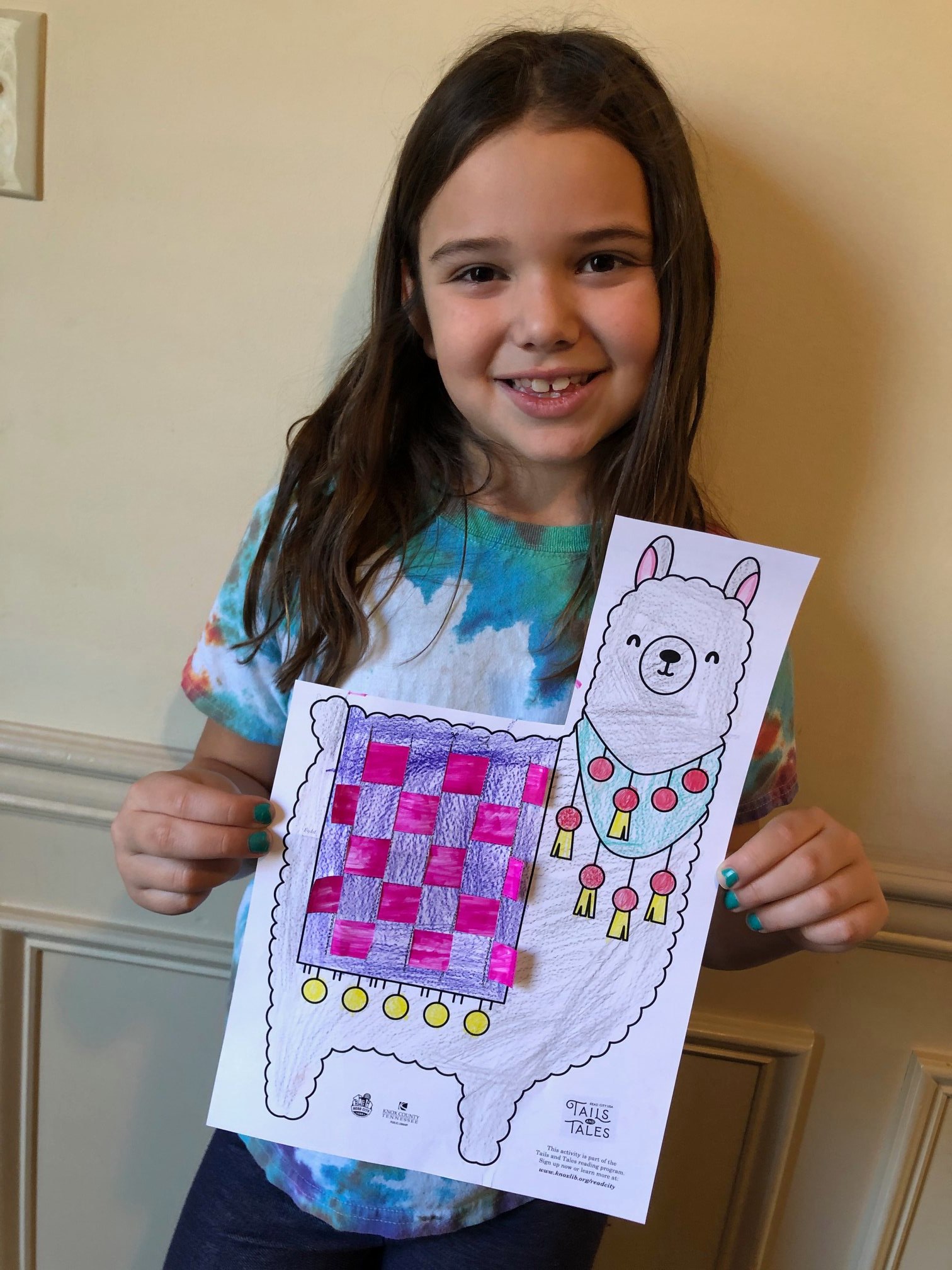 Llama Blanket Weaving Knox County Public Library