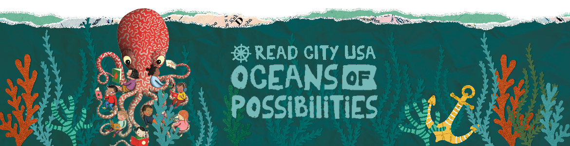 Read City USA Oceans of Possibilities and images of sea life. 