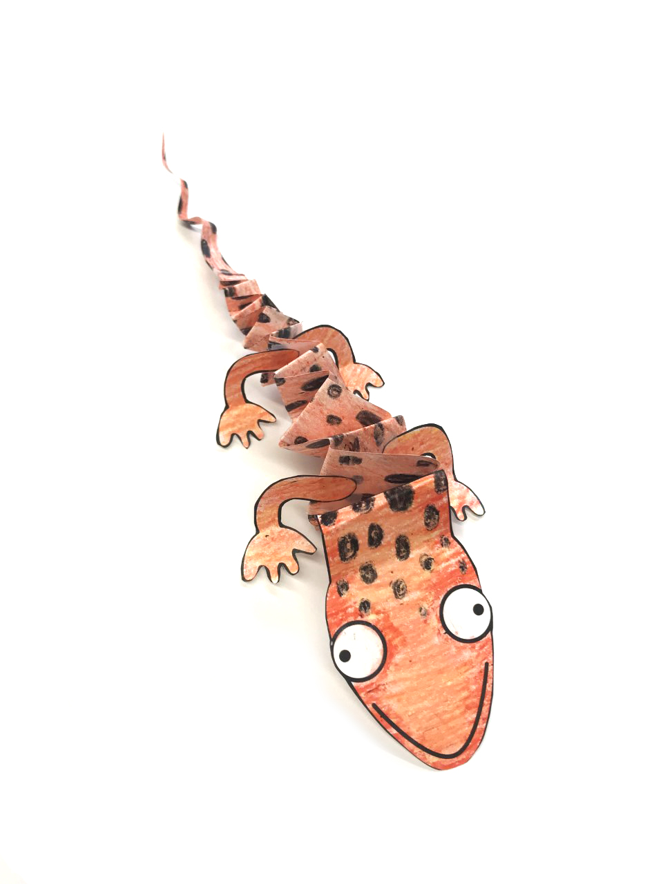 Finished Accordion Salamander craft