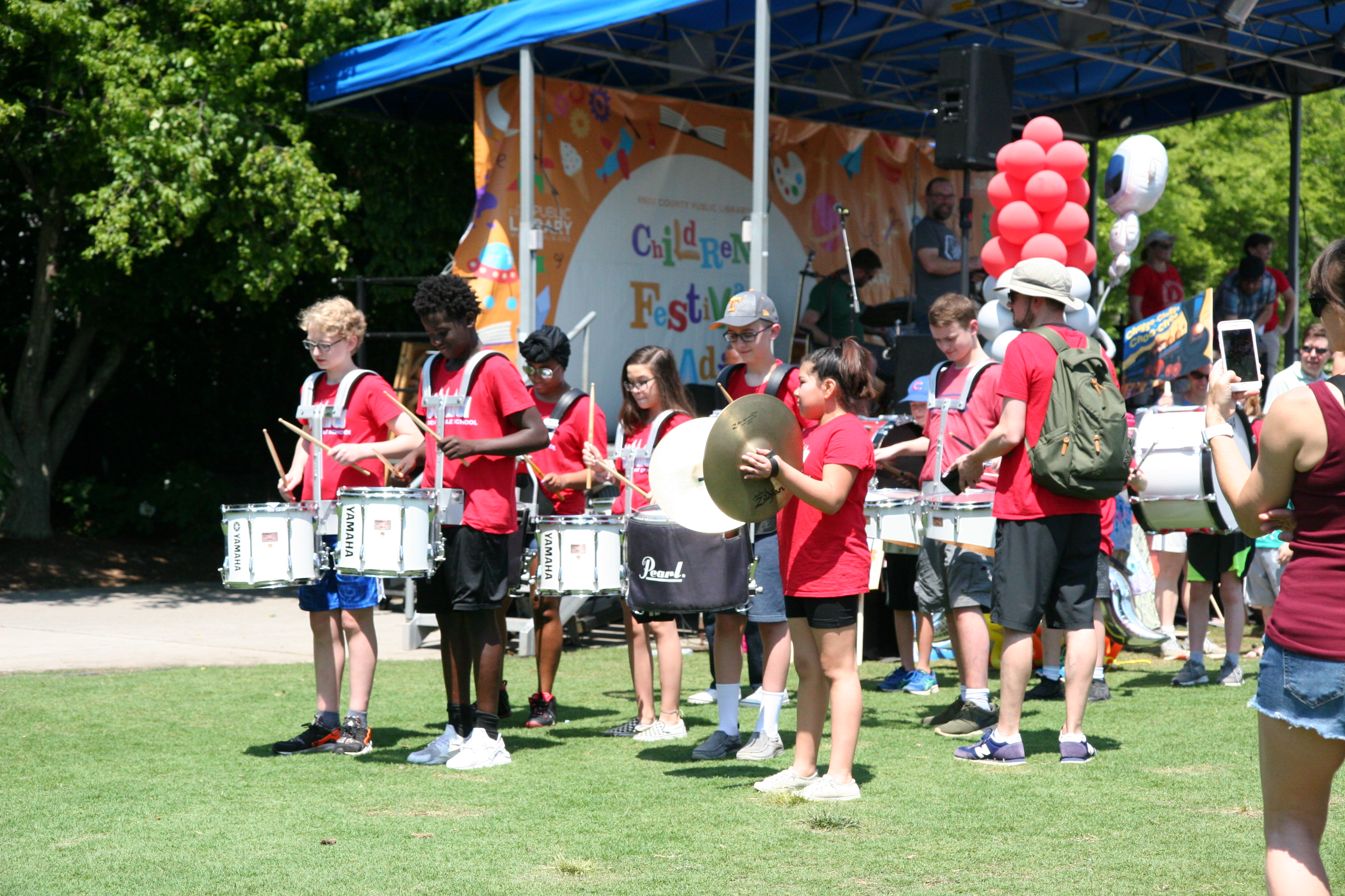 Children's band at the Children's Festival of Reading