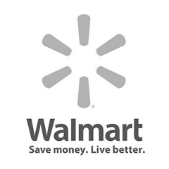 Walmart logo in black, white, and gray