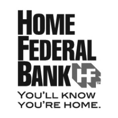 Home Federal Bank logo reading "Home Federal Bank You'll Know You're Home"