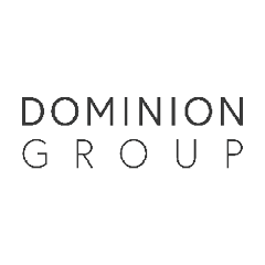 Dominion Group Logo in black and white