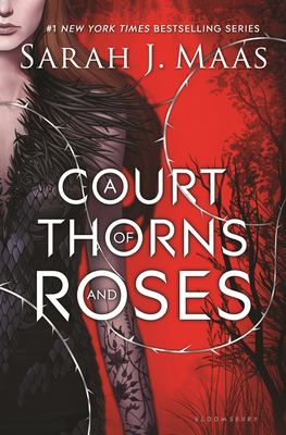 Cover art for Court of Thorns and Roses by Sarah J Maas.