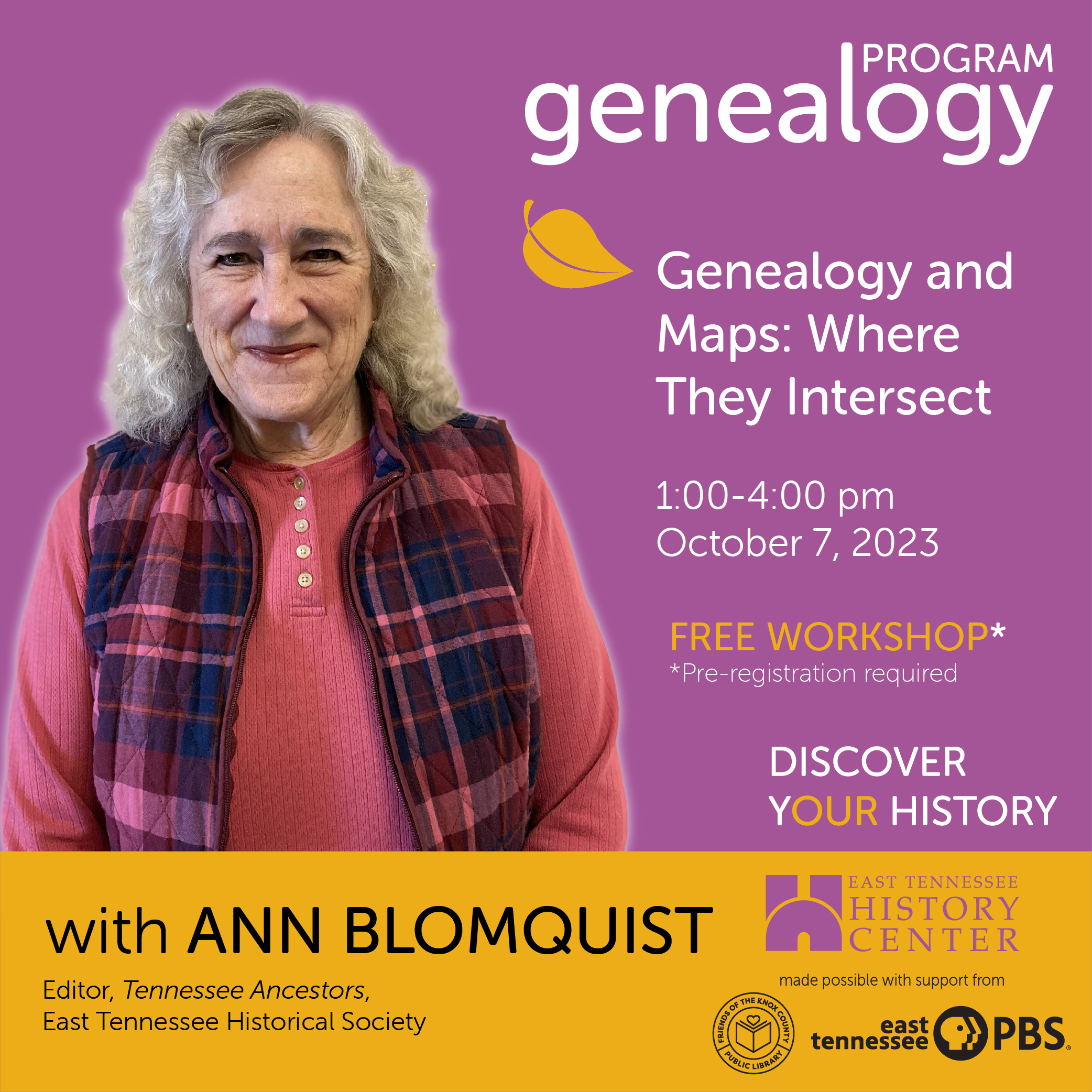 WORKSHOP: Genealogy and Maps: Where They Intersect