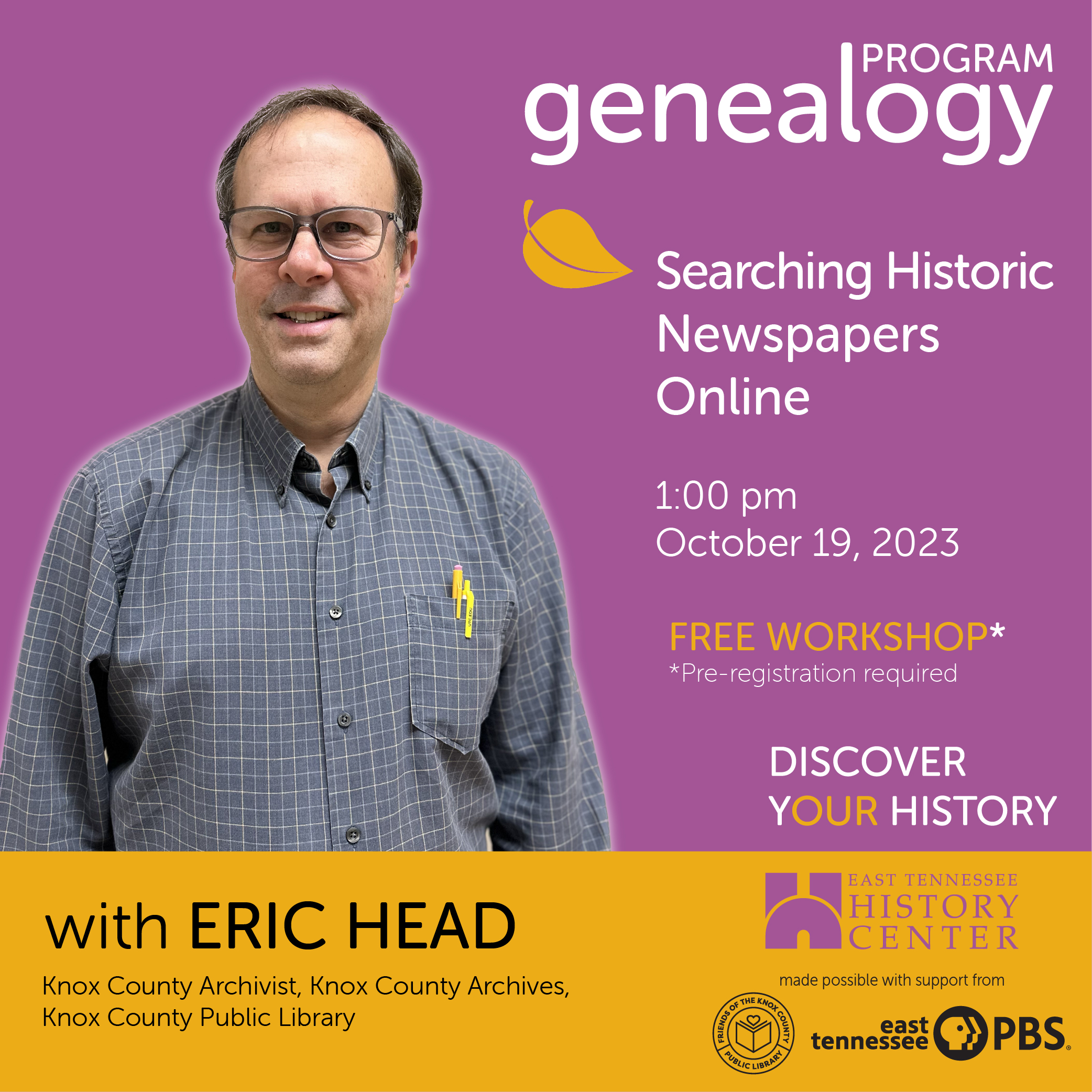 WORKSHOP: Searching Historic Newspapers Online