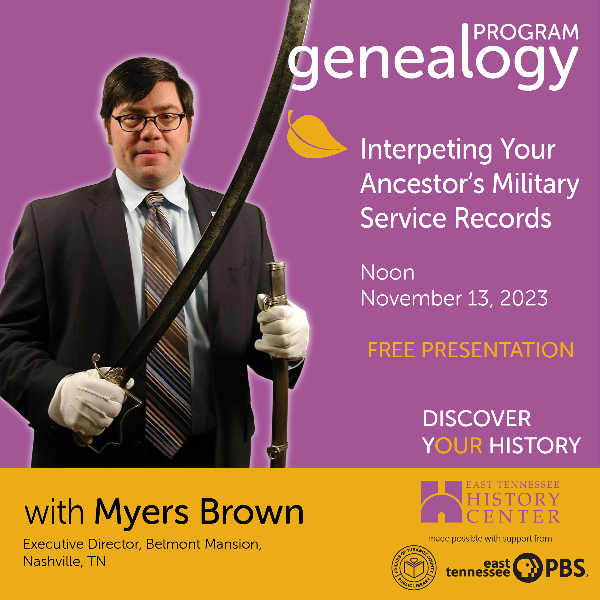 PROGRAM: Interpreting Your Ancestor’s Military Service Records