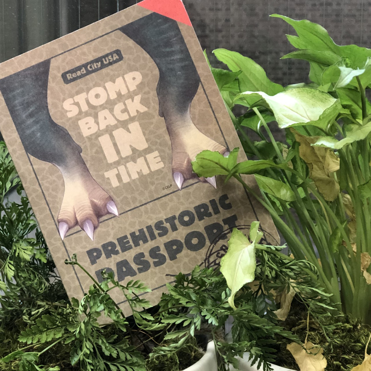 Read City USA Stomp Back in Time Prehistoric Passport