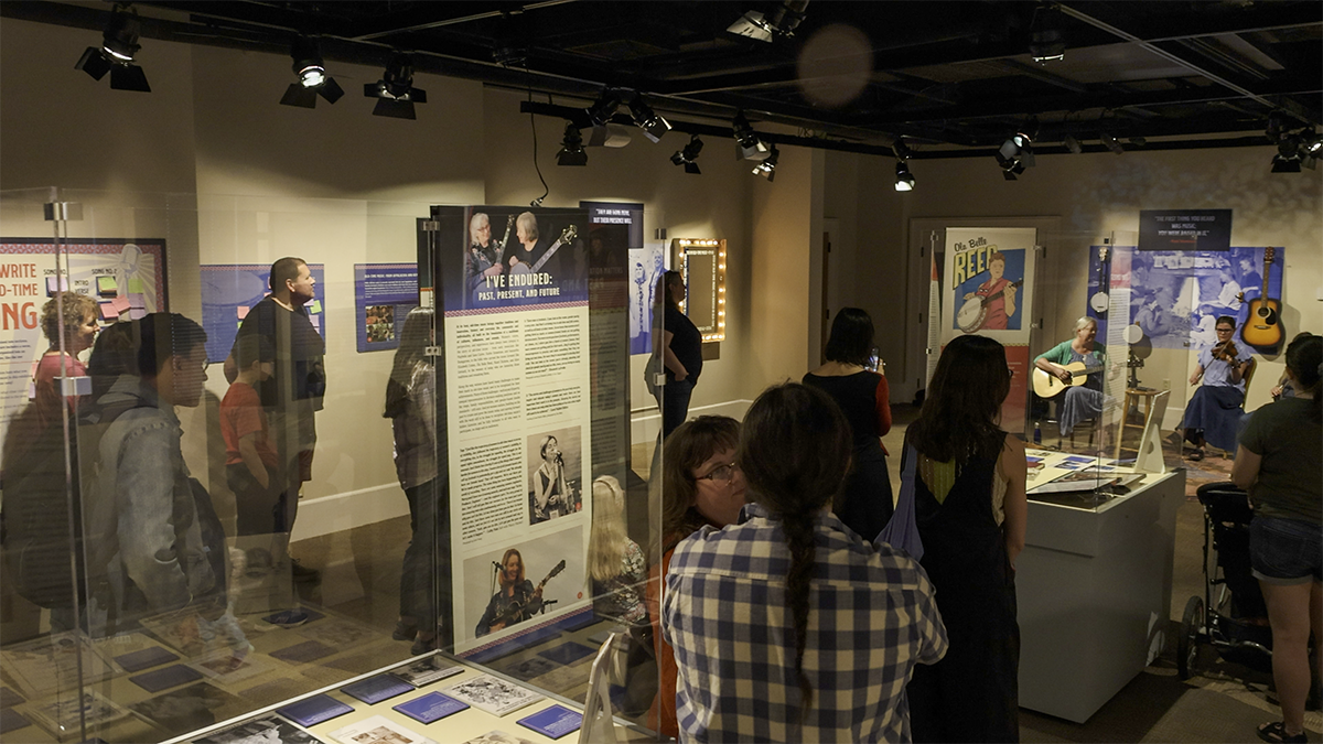Sarah Pirkle jams at the East Tennessee History Center