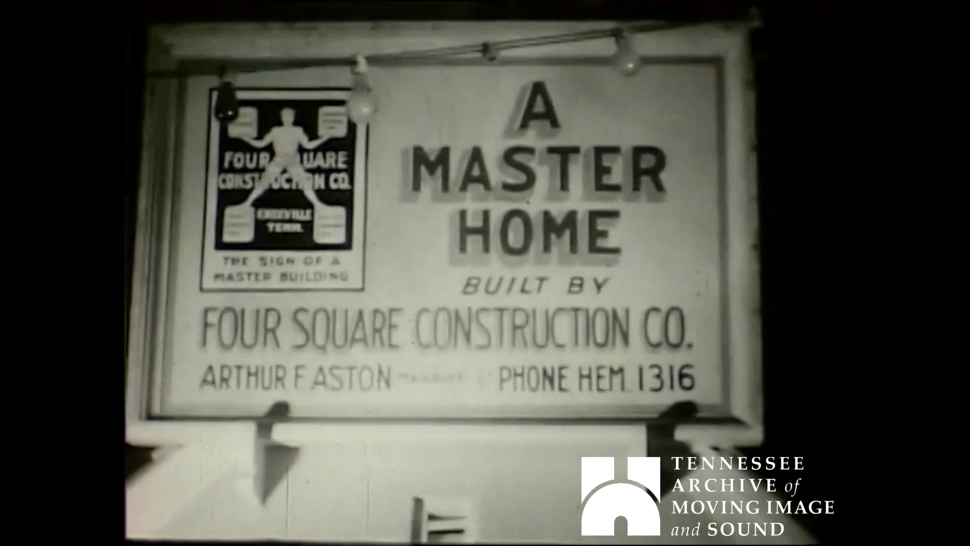 Advertisement for "A Master Home" 
