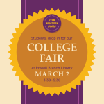 College Fair event poster.