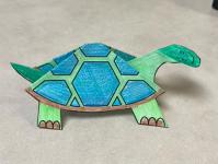 photo of folded paper turtle