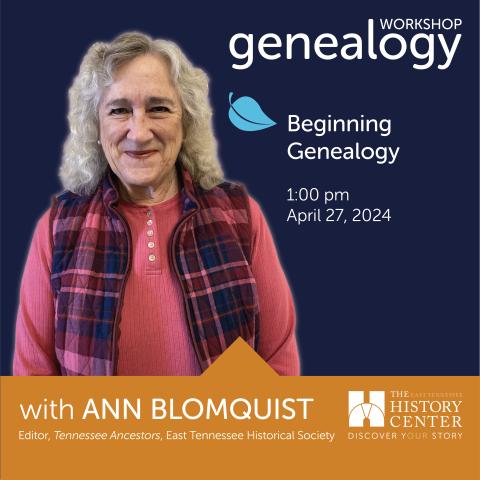 WORKSHOP: Beginning Genealogy