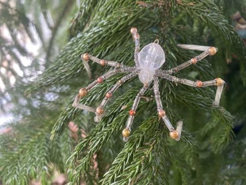 Beaded Ukrainian Spider ornament. 