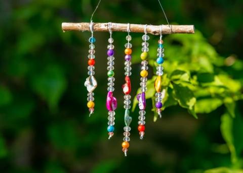 Beaded suncatcher
