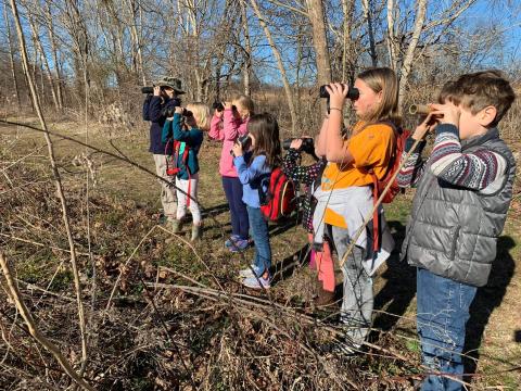 children birding
