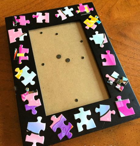 Puzzle Piece Picture Frame