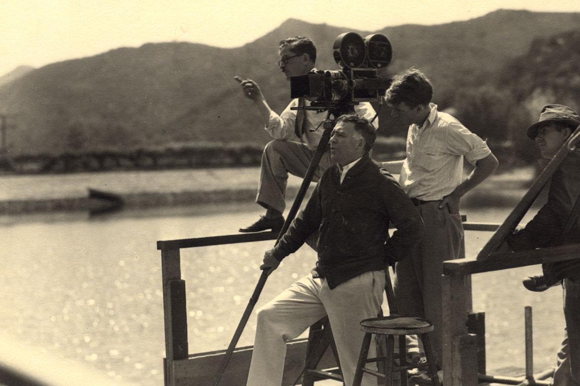 clarence brown directing a film