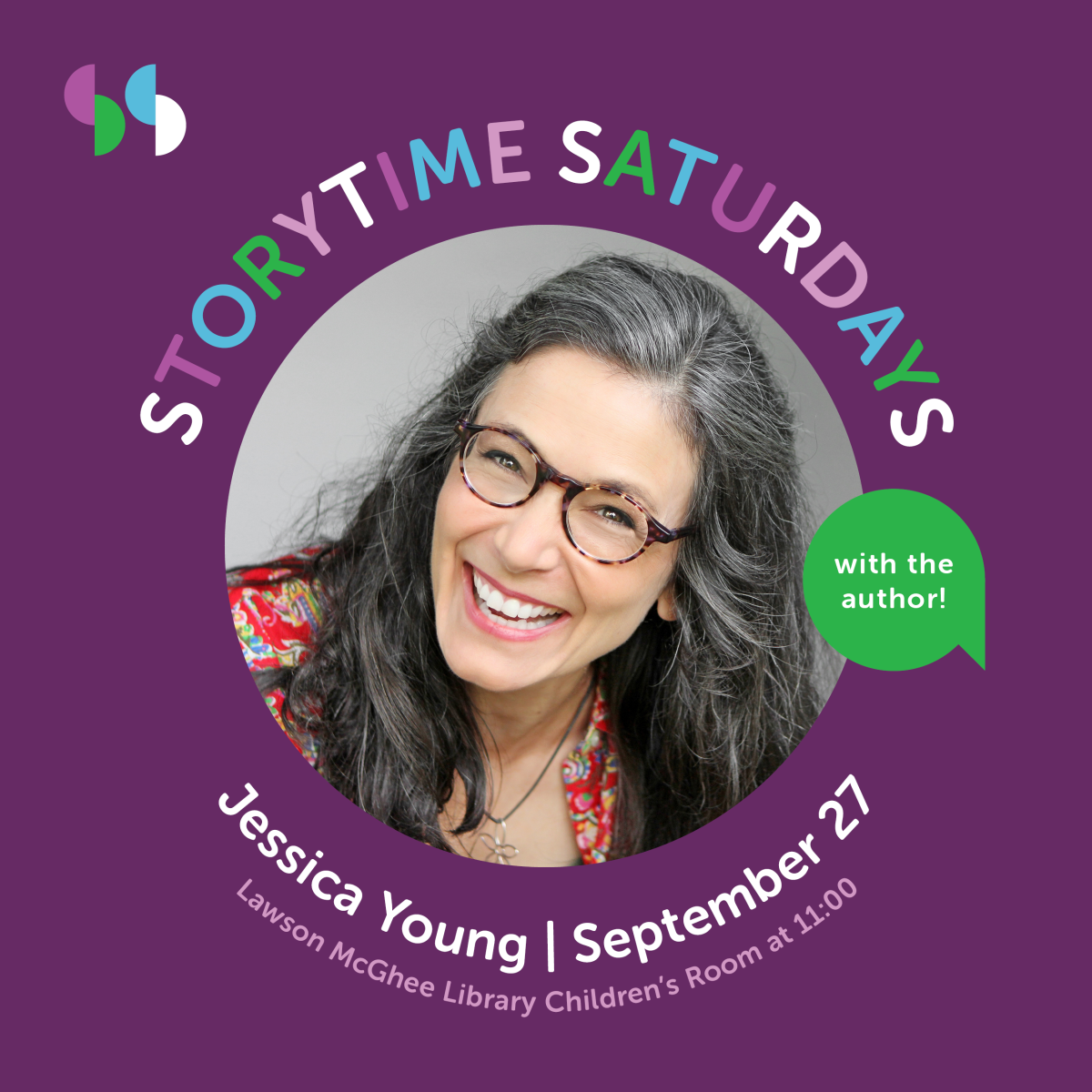 Storytime Saturdays Jessica Young September 27