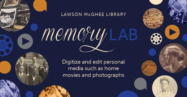 Lawson McGhee Library - Memory Lab - Digitize and edit personal media such as home movies and photographs