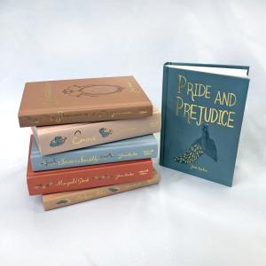 photo of six hardcover Jane Austen books