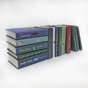 photo of 14 clothbound classics editions stacked