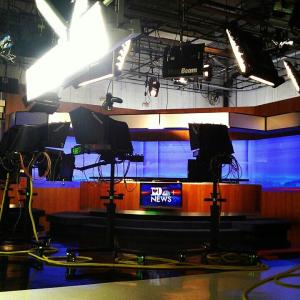 photo of television studio